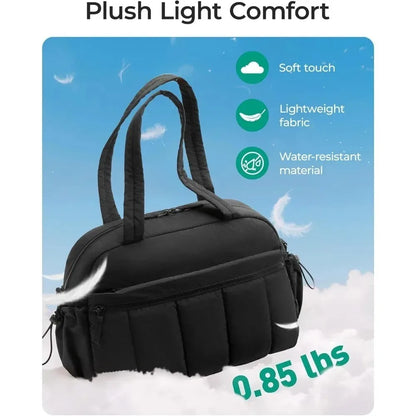 Lightweight Nylon Travel Duffel Bag with Wet Pocket