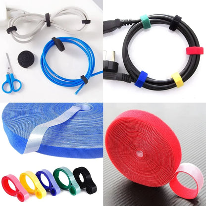Reusable Nylon Cable Ties – Wire & Cord Management Straps (1M / 3M / 5M)