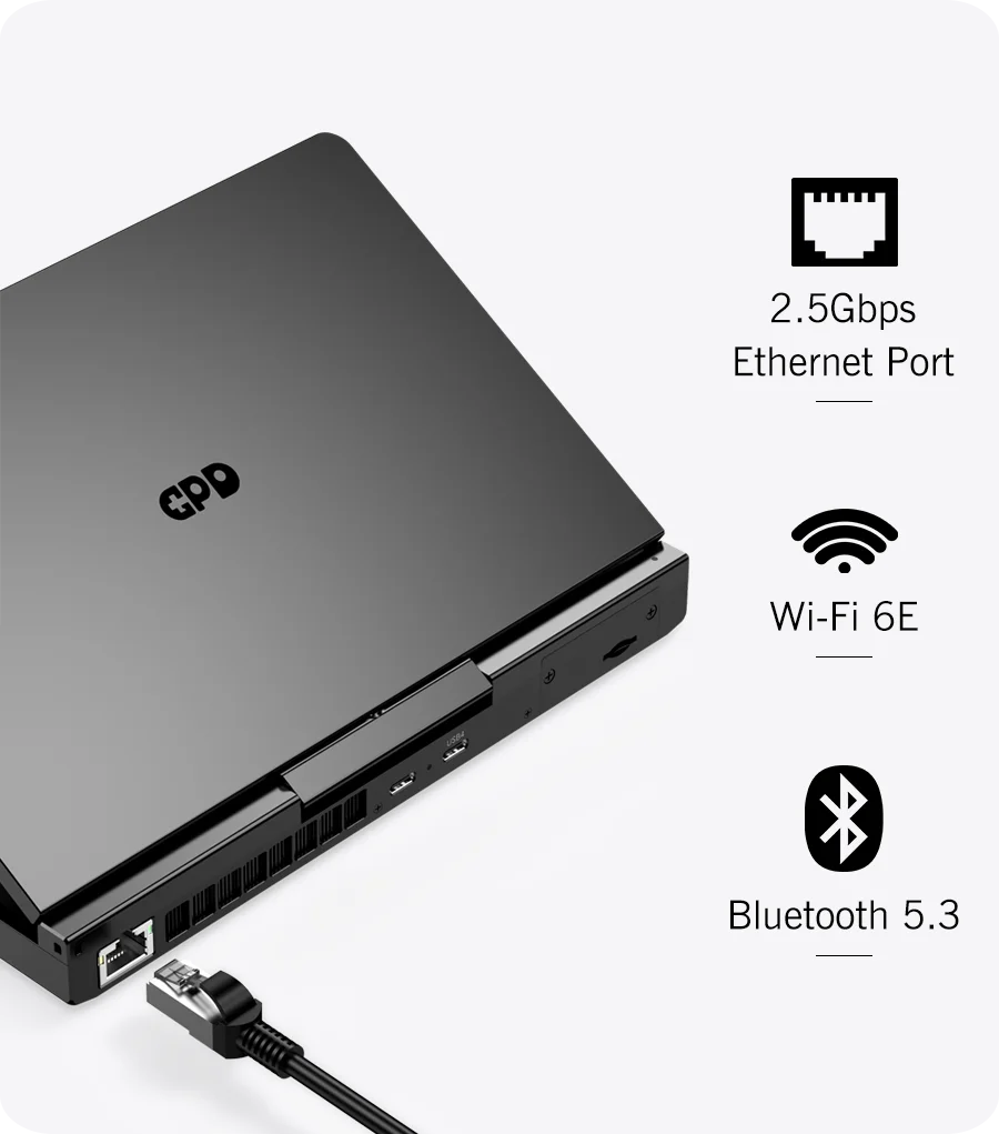 GPD Pocket 4 2025 Mini Laptop – 8.8" 2K 144Hz, AMD AI 9 HX 370, 16–64GB RAM, 1–2TB SSD, Win11