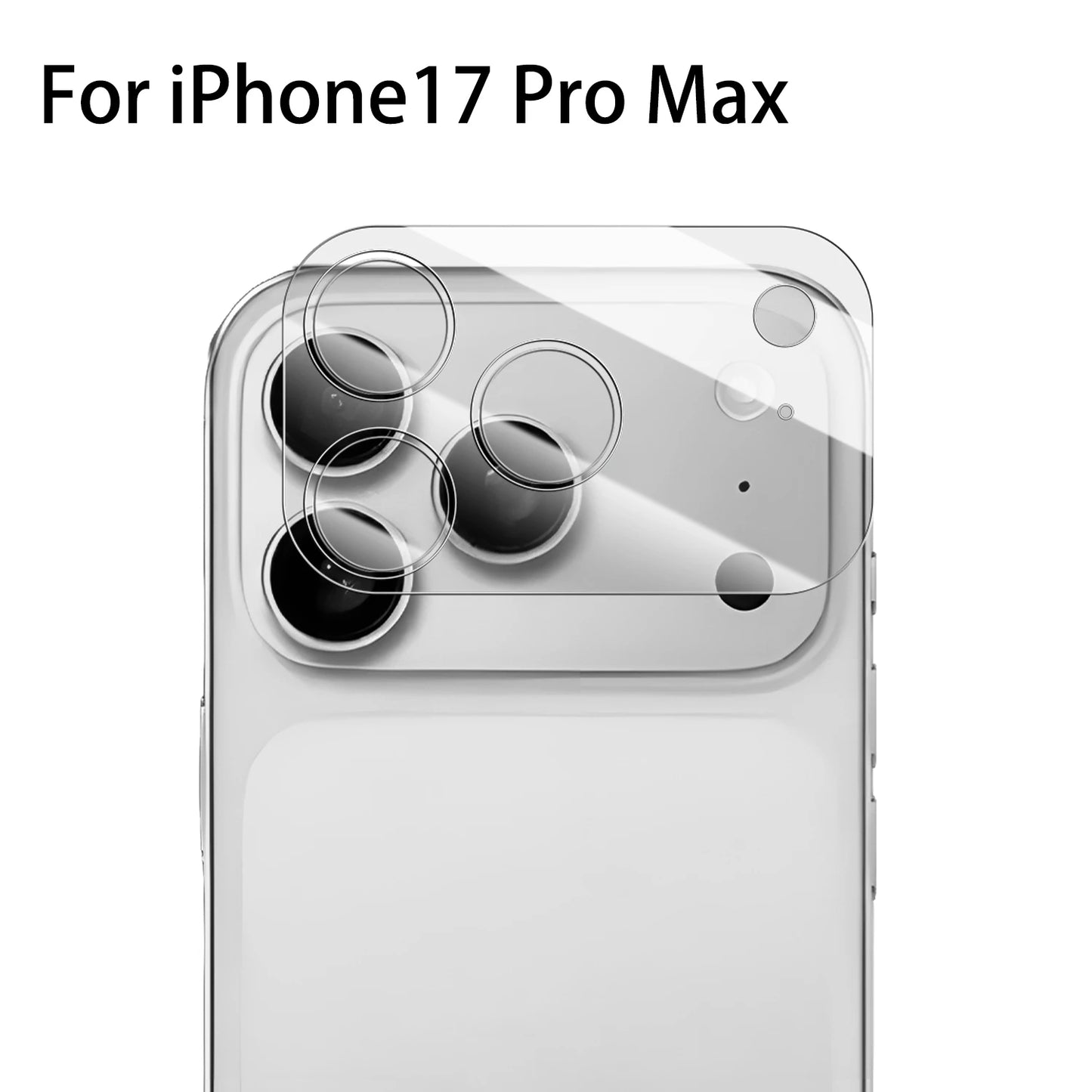 Camera Lens Tempered Glass for iPhone 17 Pro Max / 17 Air | Full Coverage Anti-Scratch Lens Protector (1-5 Sets)