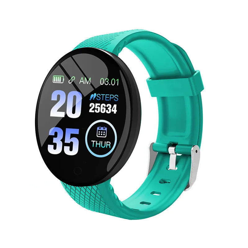 D18 Smart Watch – Waterproof Fitness Tracker with Heart Rate & Sleep Monitor