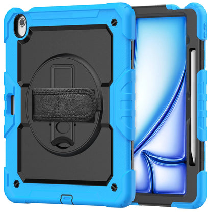 WeFor Heavy Duty iPad Case – Screen Protector, Shoulder Strap & Pencil Holder for iPad 11 A16, Air 11 & Air 13 M3 (2025)
