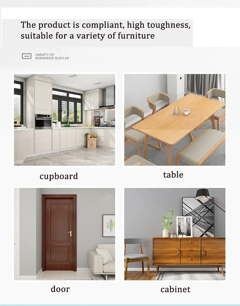 Self-Adhesive Waterproof Wood Effect Wallpaper Roll – PVC Vinyl