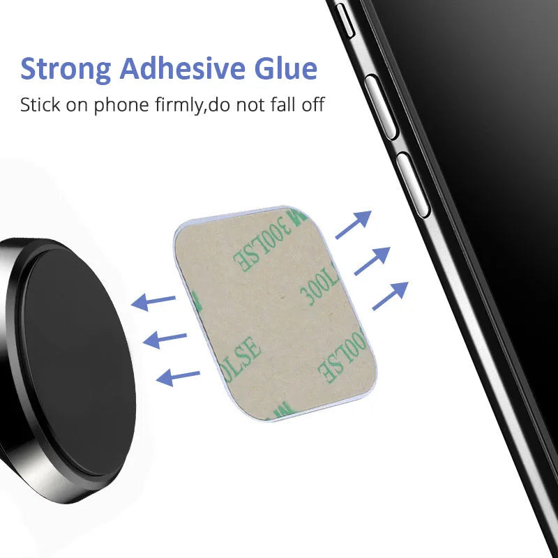 Universal Metal Plates for MagSafe Phone Holder | Iron Sheet Sticker for Magnetic Car & Desk Mount