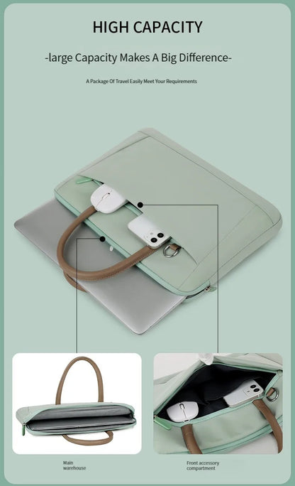 Nylon Laptop Sleeve Bag – 13–16" MacBook, Lenovo, Dell, ASUS, Xiaomi
