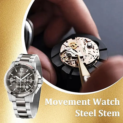 Stainless Steel Watch Crown Stem for NH35 / NH36 / NH38 / NH39 Automatic Movements