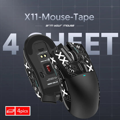Mouse Grip Tape for Attack Shark X3 / X6 / X11 – Anti-Slip Skate Sticker