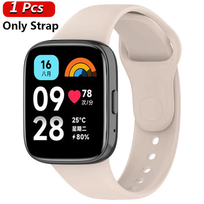 Silicone Strap & Case for Xiaomi Redmi Watch 3 / Active / Lite | Sport Band