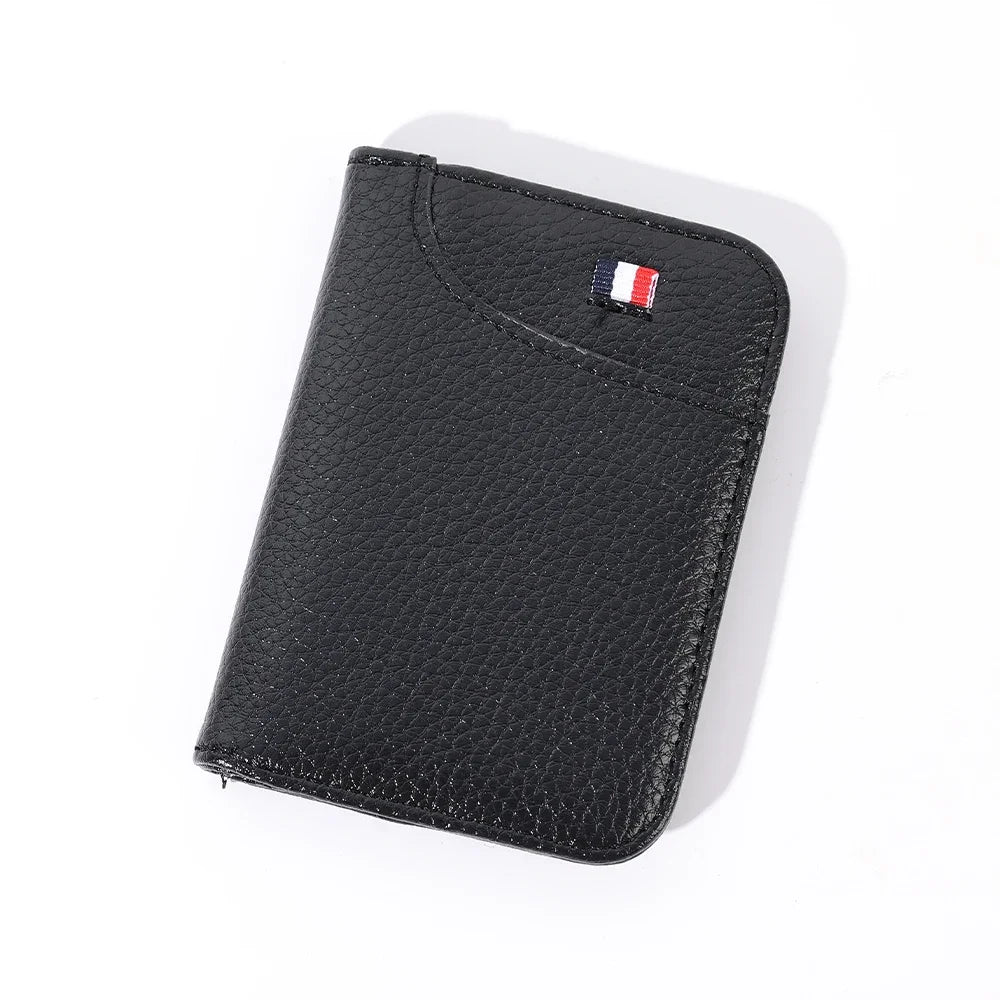 LISM Ultra-Slim PU Leather Credit Card Holder Wallet