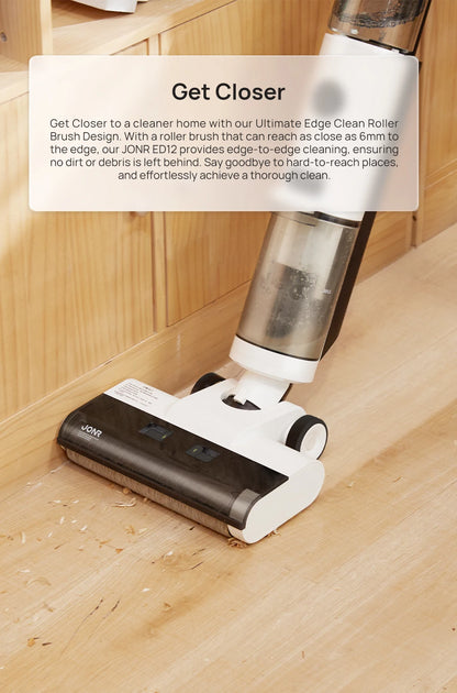 JONR ED12 Wet & Dry Smart Vacuum Mop – Wireless Floor Cleaner 200W