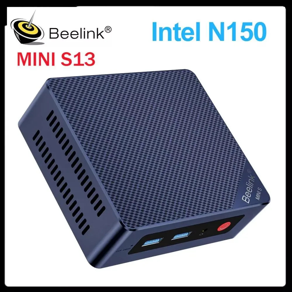 Beelink Mini S13 Mini PC – Intel N150, 16GB DDR4, 500GB SSD, 3200MHz, Windows 11