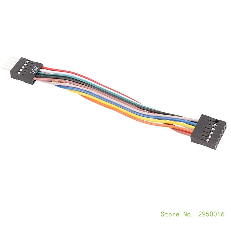 R.E.D. Shopping computer motherboard USB adapter cable with 11-pin to 9-pin connection for electronics accessories.