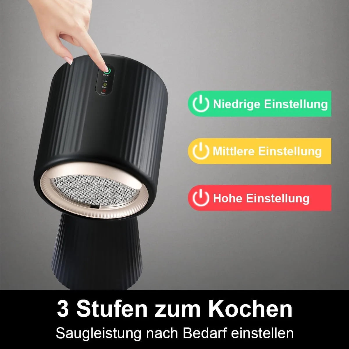 TopStrong Mini Recirculation Hood | 180m³/h | Charcoal Filter | 40dB | EU