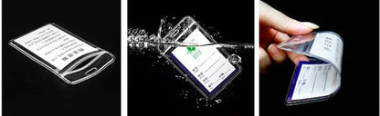 Waterproof Transparent Plastic Card Sleeve Protectors