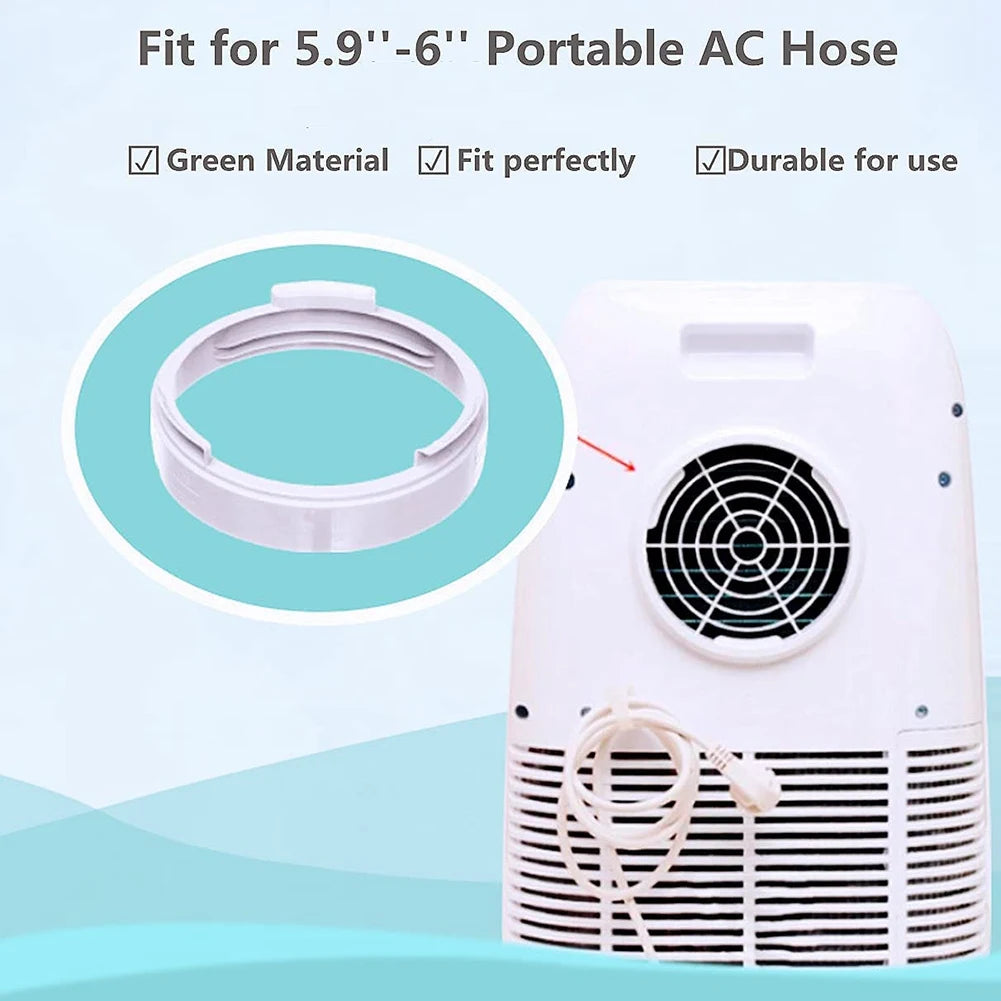 Portable Air Conditioner Exhaust Hose Coupler – Round Window Adapter & Tube Connector