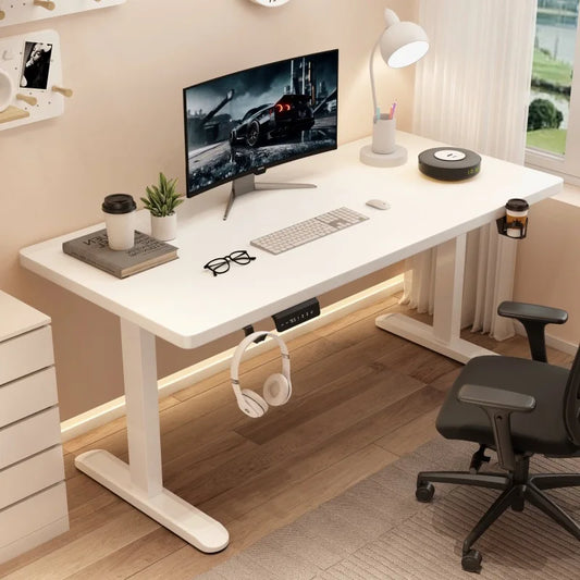 Smart Electric Standing Laptop Computer Motion Desk Height Adjustable Desk Lifting Table Standing Desk Sit Desk Home Office
