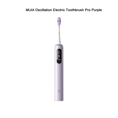 MIJIA Sonic Electric Toothbrush Pro – Smart 4 Modes, LED Screen, Travel Lock, IPX8, Long Battery Life