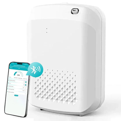 Hotel Collection Bluetooth Aroma Diffuser – 400ml Waterless Essential Oil Scent Machine, App Control