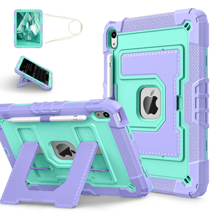 Hybrid 3-Layer Shockproof iPad Case with Shoulder Strap – 11" 2025 / 10.9" 2022