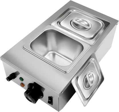 Chocolate Melting & Tempering Machine – 2/3 Tank Stainless Steel with Lid