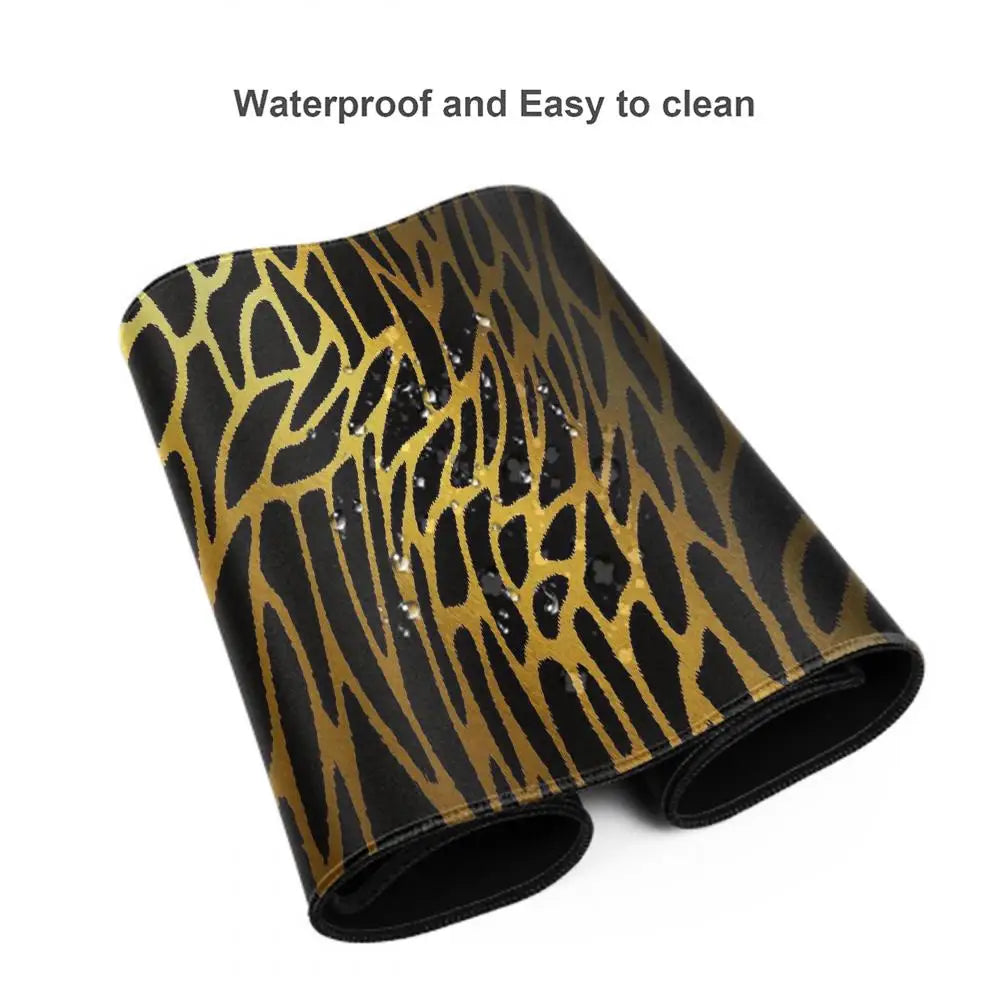 Leopard XXL Gaming Mouse Pad – Rubber Deskmat, Kawaii Anime Design, Multiple Sizes