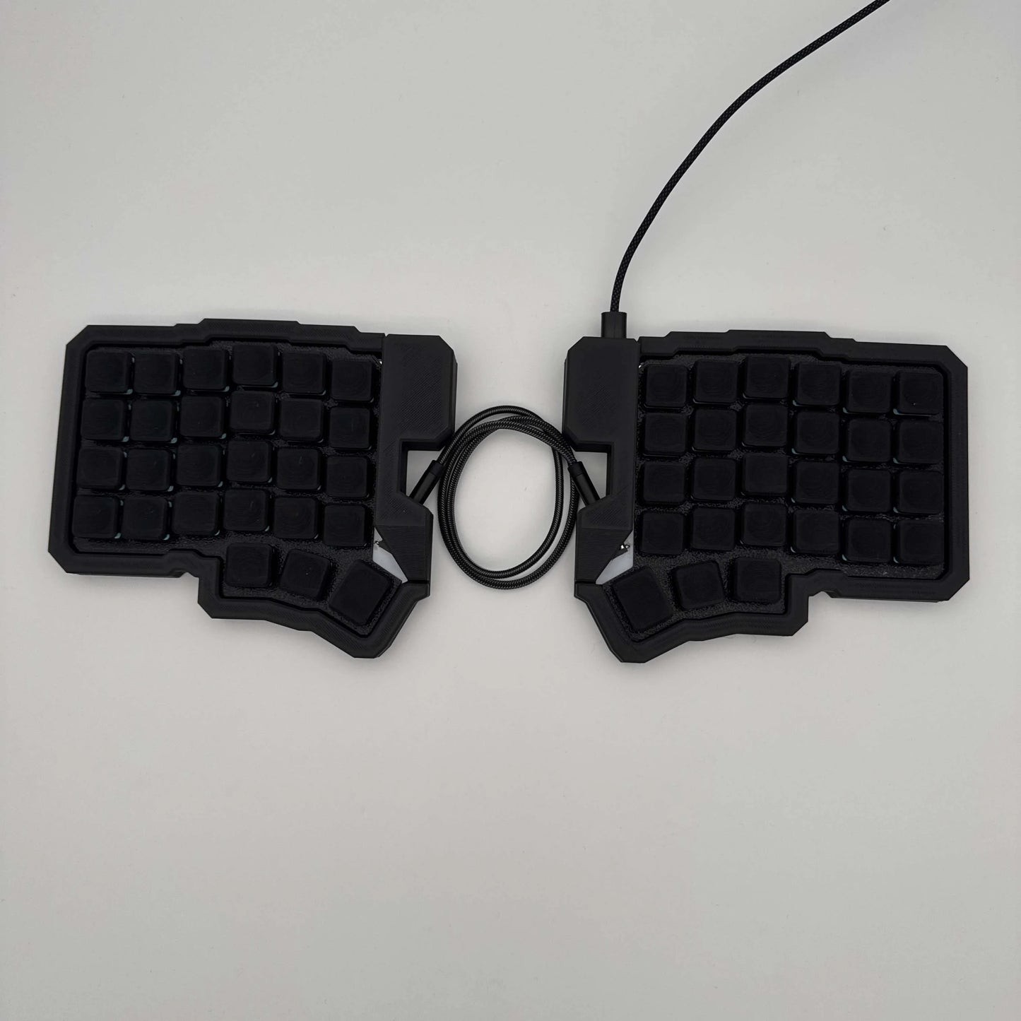 Silakka54 Split Ergonomic Keyboard Kit | QMK/VIAL | MX & Choc Switch | TRRS Cable | Custom PC Accessory