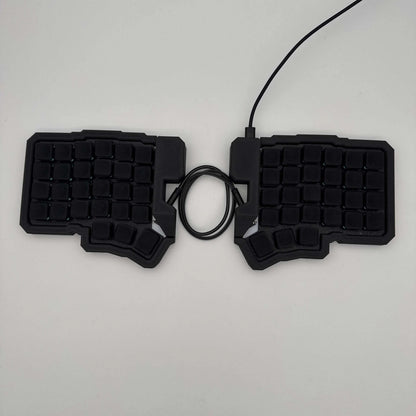 Silakka54 Split Ergonomic Keyboard Kit | QMK/VIAL | MX & Choc Switch | TRRS Cable | Custom PC Accessory