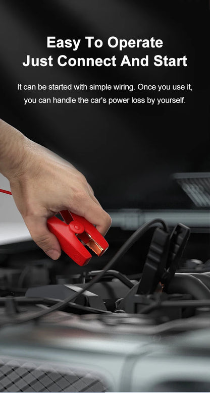Car Jump Starter 600A-2000A | 12V Portable Battery Booster & Power Bank for Emergency Start (EAFC)