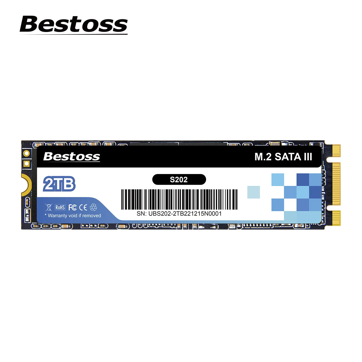 Bestoss M.2 SATA SSD 2280 | 530MB/s | 120GB–1TB | Internal Drive for Laptop & Desktop