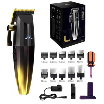 JRL 2020C/T Professional Hair Clipper – Gold & Silver, Barber Set Options