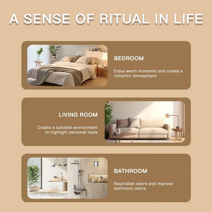 NAMSTE 100ml Essential Oil Aroma Diffuser — Electric Room Diffuser, Air Purifier & Home Freshener