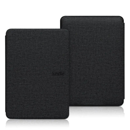 Black protective shell cover for all-new Kindle 11th Gen e-reader with built-in light, R.E.D. Shopping smart case for electronic accessories.