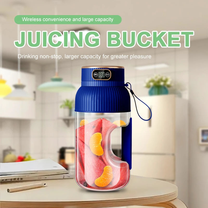 1000ML Portable USB Juicer Blender – Citrus Smoothie Cup for Travel & Home