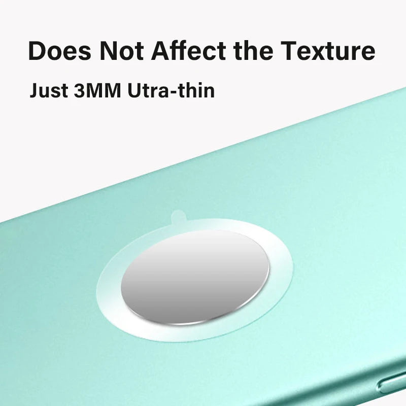 Universal Metal Plates for MagSafe Phone Holder | Iron Sheet Sticker for Magnetic Car & Desk Mount