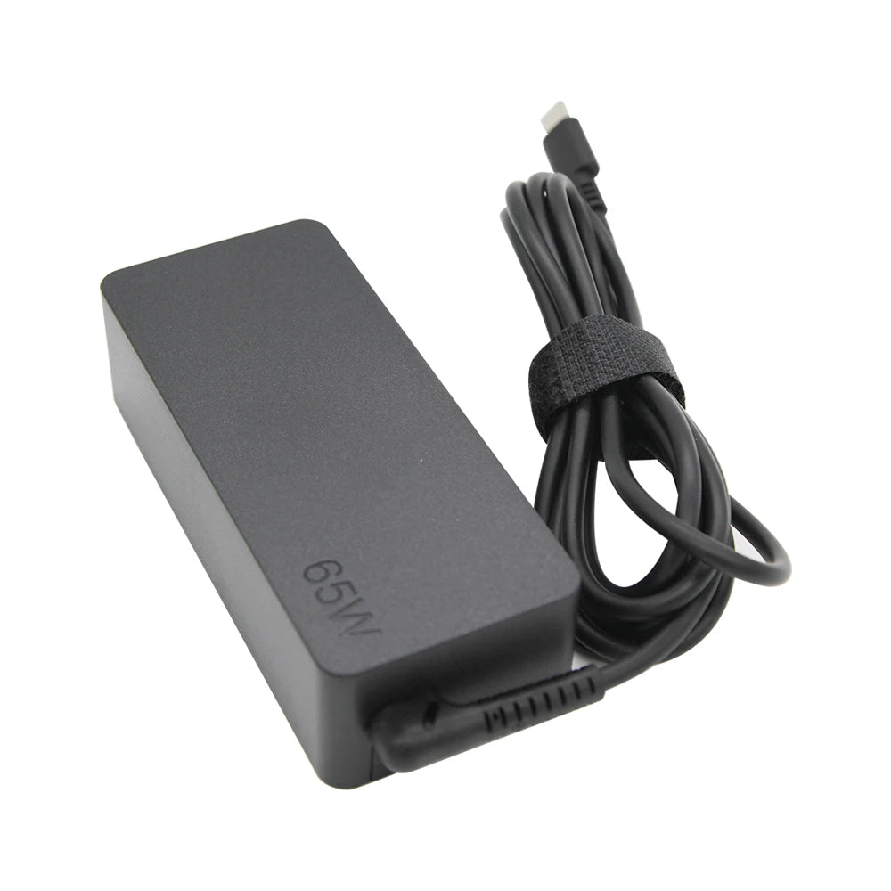LZUMWS 65W USB-C Power Adapter for Lenovo ThinkPad – 20V 3.25A, CE/FCC/RoHS, EU/UK/US/AU/BR Plug