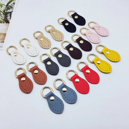 2-Pack PU Leather Bag Buckle Straps with Metal D-Ring - DIY Bag Accessories