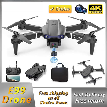 E99 Pro Drone – 4K HD Camera, Altitude Hold, Foldable Quadcopter