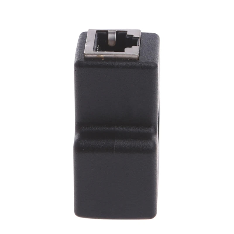 RJ45 Ethernet Splitter Adapter – 1 to 2 Ways, Coupler Plug, Ethernet Extender for Laptop & PC