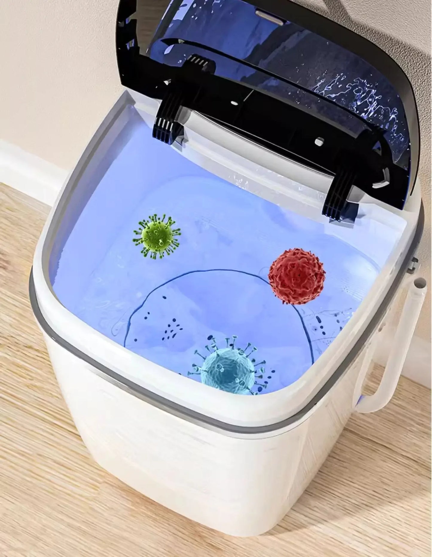 Mini Semi-Automatic Washing Machine – 7.5kg Large Capacity, for Socks, Underwear & Small Clothes, EU/UK/US/AU
