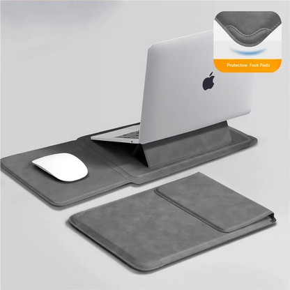 TAIKESEN Laptop Sleeve Case with Stand – PU, 13–16 Inch, for MacBook Air/Pro, Huawei, HP, Dell (Unisex)