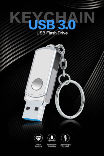 USB 3.0 Metal Flash Drive – 2TB / 4TB / 8TB / 16TB