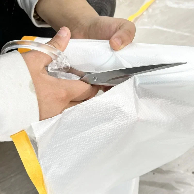 Disposable Self-Adhesive Dustproof Film – Cuttable Furniture & Room Cover
