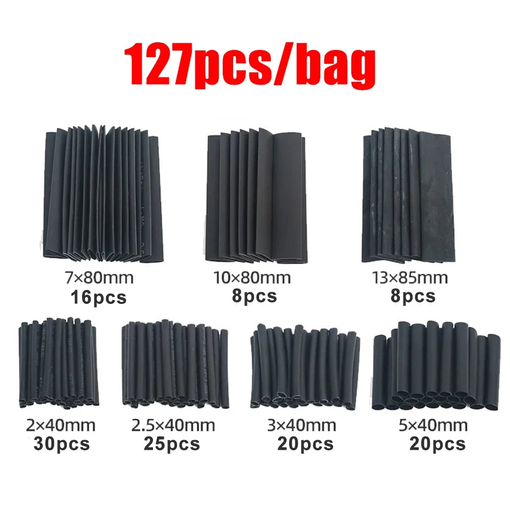 Heat Shrink Tube Assortment Kit – 127/13000 Pcs Electrical Wire Insulation