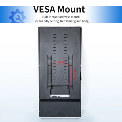 TouchWo 27-32 inch touch screen self-service kiosk by R.E.D. Shopping with ticket, payment, and ordering features for retail use.