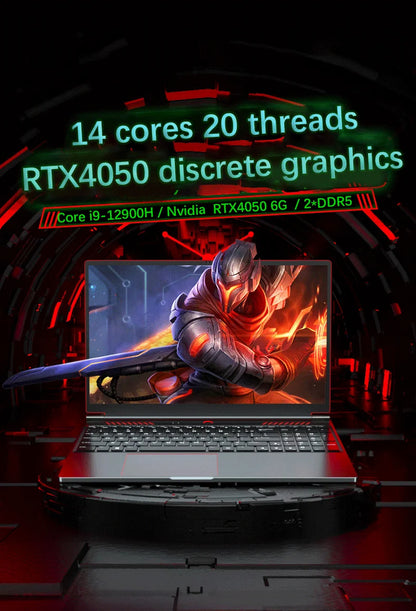 GPD 16.1" Gaming Laptop – NVIDIA RTX 4050 6G, Intel i9-13900H/i5-12450H, up to 32GB DDR5, 144Hz