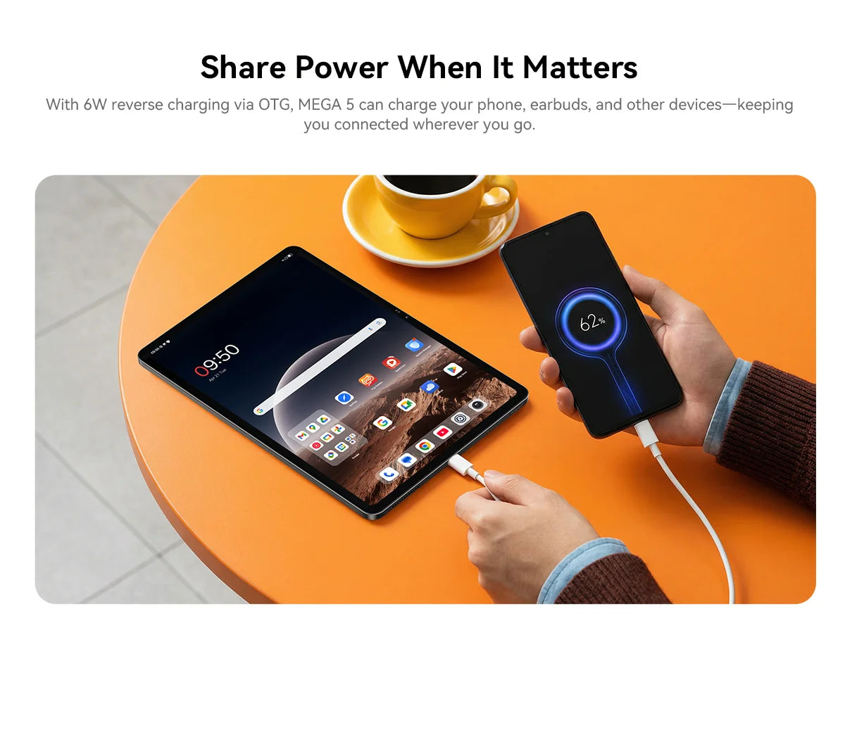 Blackview MEGA 5 Tablet | Android | 12GB+256GB | 4G WiFi | Official Standard