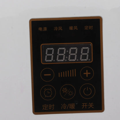 Portable Space Heater – Wall Mountable, Remote Control, Low Noise, for Bathroom & Bedroom