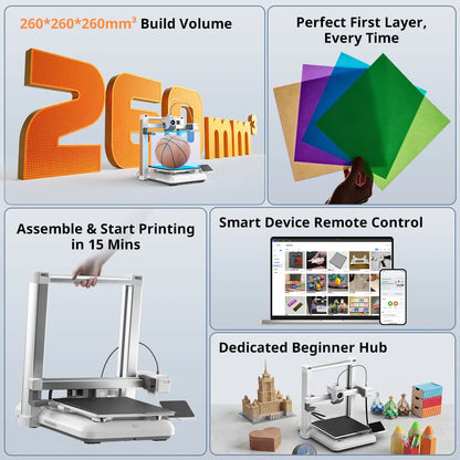 ANYCUBIC Kobra 4 Combo 3D Printer – 8-Color, 600mm/s, ACE 2 Pro