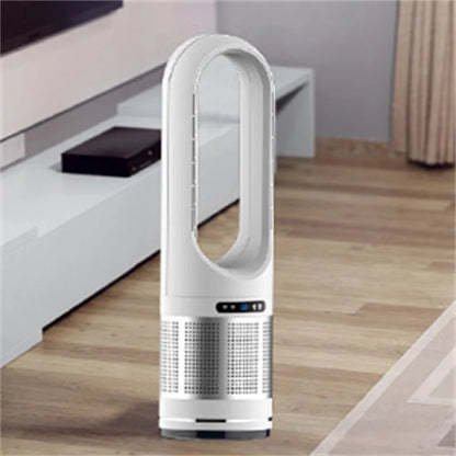 46-Inch Smart Standing Tower Fan – Hot & Cold Wind, Remote Control, Silent Air Circulator