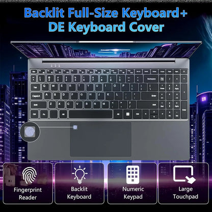 ACEKAMAS 15.6" Gaming Laptop – Intel Core i9-10980HK, 16GB DDR4, 256GB–2TB SSD, Wi-Fi 6, Fingerprint, Win 11